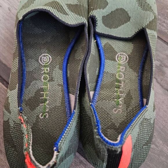 Rothy's Olive Camo Loafers - Picture 3 of 8